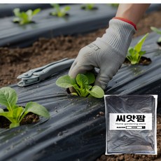 텃밭 무공 멀칭비닐0.03mm (폭180cm x길이10m) 소포장 가정원예 잡초방지 주말농장, 1개