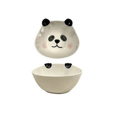 BLOWFISHFUGU밥공기 예쁜 밥공기세트 입체 큐트밥그릇 이쁜도자기그릇, 1개, 판다