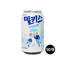 밀키스 탄산음료, 340ml, 10개