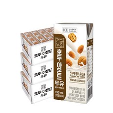 건국두유 호두아몬드 두유 190ml 72팩