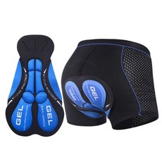 보람스마켓 자전거 쿠션 팬츠 L 블루 자전거쿠션팬티 라이딩속바지 자전가타이즈 엉덩이쿠션쫄바지