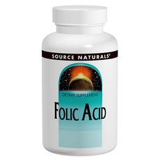 SOURCE NATURALS 葉酸錠 800mcg, 1組, 100顆