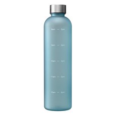 평화 프레이즈 리마인더 병 1L 블루 BPA 프리 클리어 타임 RH-1652