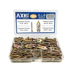 셀프 드릴링 드라이월 앵커 키트 160PCS 탄소강 아연도금