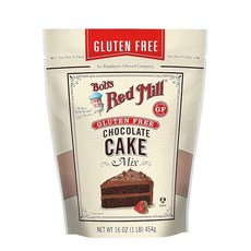 Bob's Red Mill 글루텐 프리 초콜릿 케이크 믹스 473.2ml(16온스), 1개