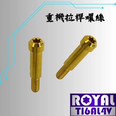 ROYAL 鈦合金螺絲 M6*36 重機拉桿螺絲, 1個
