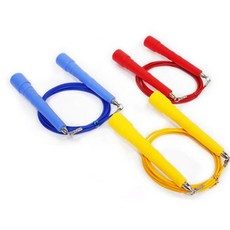 초고속줄넘기 김수열 줄넘기 와이어 입문용 전문가용 유산소 1P, 노랑