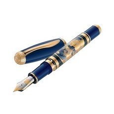 長益鋼筆 pelikan 百利金 藍色星球 m1000 2006年 德國製 天文系列 鋼筆, 0.7mm 書法, 藍