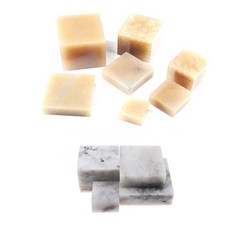 전각돌 사각 요녕석 신몽고석 치수선택 전각돌 낙관돌 케이스포함, 신몽고석(7.5x7.5x3cm)