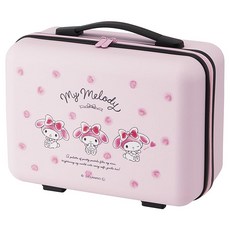 스케이터(Skater) 하드 캐리온케이스 바닥에 다리 달림 메시 포켓 포함 15L 산리오 마이멜로디 수채화 코스메틱 TCOC15-A