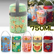 悶燒罐保溫套 通用悶燒杯套 悶燒罐保護套 保溫罐保溫袋, 1個, 小號480ML綠色少年