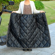 바람막이 스커트 방수 패딩 오토바이 무릅 담요 차박 캠핑 버클 겨울 앞치마전동차바람막이 바람막이 방한 겨울 보온 앞치마(겨울철 자전거 방한 필수)