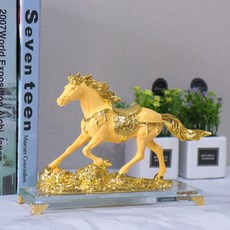 골드도금 말 인테리어 장식품 OET009