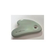 벨로즈 국산 하트 괄사 마사지 세라믹 도자기 얼굴 두피 BELLROSE, 리프그린, 1개