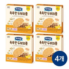 아이얌 촉촉한 두부와플 감자 64g, 바나나맛, 4개