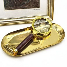 금테 용 돋보기 S 확대경 루페 과학실습 교구 mod*063sV, 1개