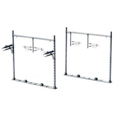 KATO N 23-067-1 게이지 복선 와이드 강관 빔 가선 기둥 재 12개입 철도 모형, 1개