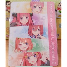 五等分的花嫁 A6 塑膠卡片, 1個, 五人集合A