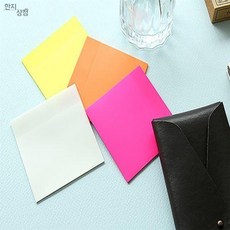 랄라온 반투명 점착메모지 백색76X76 메모패드