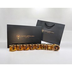 미니벌집꿀 선물세트 35g 8개입 1세트 + 쇼핑백 명절 설 선물세트 답례품 건강 집들이 단체, 8개