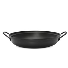 시샘 경질 낮은 전골 냄비, 30cm, 1개