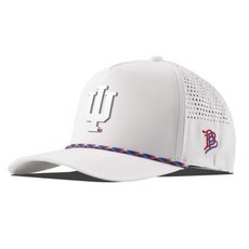 Branded Bills 공식 라이선스 곡선형 5패널 빈티지 화이트/블랙 컬리지 컬렉션 PVC 181574, 인디애나 후지어스, 화이트 Rwb