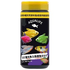 AQUALIFE 螢光魚小型魚增豔飼料, 1個