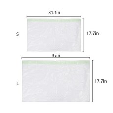 애완 고양이 배변 봉투 숨김형 드로스트링 디자인 필터 대용량 간편한 애완동물 처리, 1개, 1. White