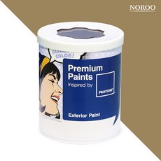 노루페인트 팬톤 실외 벽면 저광 페인트, 17-0929 Fennel Seed, 1L, 1개