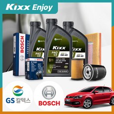 폭스바겐 폴로 1.6TDI 디젤 킥스 파오 C3 5W40 엔진오일세트 VIN