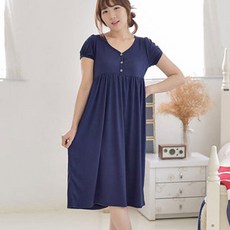 T.반팔유리단추원피스-여름 수유복 수유원피스 임부 159682
