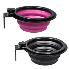 접이식 낚시 다용도 물컵 (ㄱ자 받침대 포함), 1개, 받침대+물컵 블랙