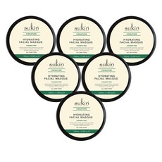 수킨(Sukin) 수킨 하이드레이팅 페이셜 마스크 100ml X 6개, 1세트, 600ml