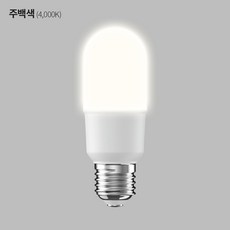 장수램프 LED 전구 스틱램프 8W 플리커프리 KS 1등급효율, 주백색, 1개