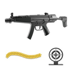 알로이 라이플 메탈건 6mm 안전한 소프트탄 발사 소총 장난감 총, MP5, 1개