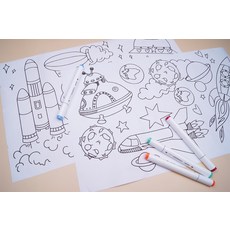 롤 그림 도안 색칠하기, 교통기관