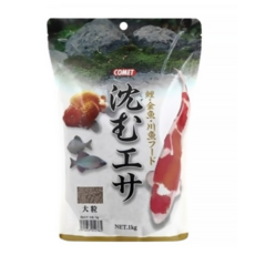 COMET 錦鯉飼料, 1個, 可美多 錦鯉飼料 (大粒-沉) 1Kg