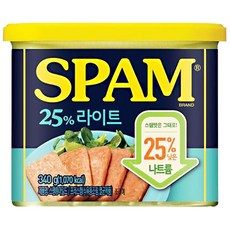 스팸 25% 라이트, 340g, 15개