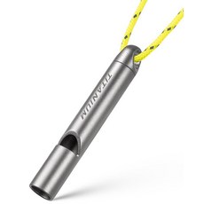IUMIUN 티타늄 Pealess 비상 호루라기 120-130dB 고주파 안전 생존 하이킹 캠핑 보트 타기 개 훈련용 (매트 1팩)_164948, 매트 1팩_164948
