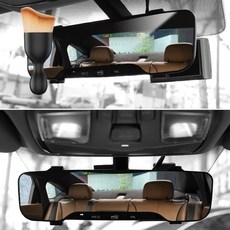 자동차 룸미러 ecm 사용 거울 차량 룸밀러 백미러 다용도 먼지 브러쉬 세트, 1개, 상세페이지 참조