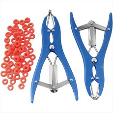 2Pcs 가축 Castration Bander 양 양 송아지 Piglets 풍선 확장기 펜치 도구에 대한 동물 꼬리 절단 도구