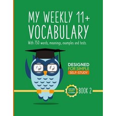 (영문도서) My Weekly 11+ Vocabulary: Book 2: Ages 10 - 11 Paperback, Bgs Books, English, 9781739431846