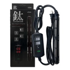 ISTA 伊士達 雙顯鈦管加溫棒 適用50L-100L魚缸 精準控溫, 1個