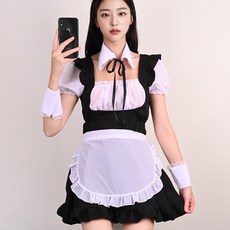 걸스코코 원피스 이벤트옷 코스프레 메이드복 하녀 미니원피스 할로윈 코스튬 섹시의상 59번