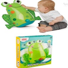소리나는공 유아완구 리틀히어로 개구리오뚜기 돌아기선물 아기용품, 본상품