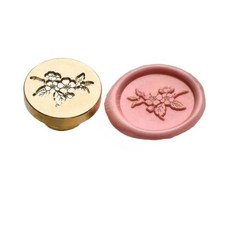 초대장 봉인 스탬프 도장 문양 황동 2.5cm 1개 B, No.12