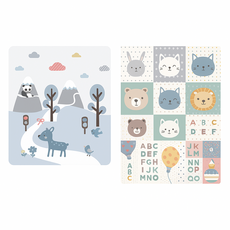 好的家居寶寶爬行墊 地墊 爬行墊 遊戲床 遊戲地墊 嬰兒防護地墊 幼兒遊戲地墊 防護地墊 寶寶地墊, 【加厚款】厚度20MM, J 小鹿遊園X啟蒙日記