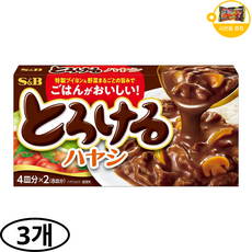 일본 하이라이스 토로케루 하야시 사은품 추가증정, 3개, 60g