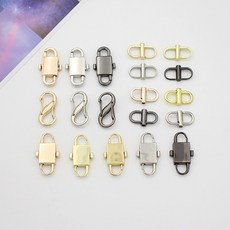 체인쇼트너 가방체인길이조절, 타입A-일반형 블랙실버, 1개