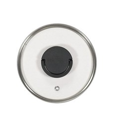 파얼 금속 강화 유리 뚜껑 16cm용 증기 구멍이 있는 프라이팬 냄비 커버 플랫 스타일 HC-1218